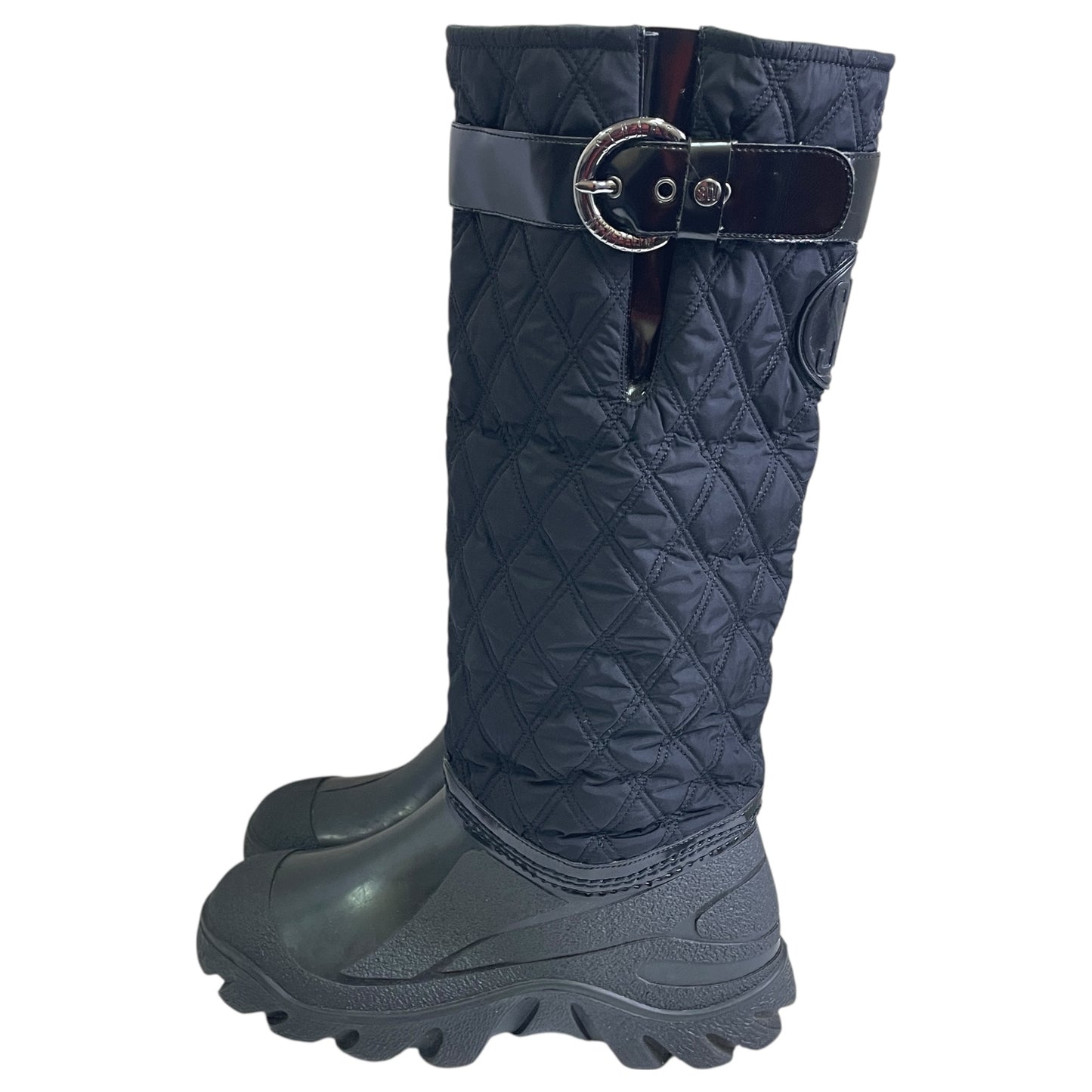 Boots Designer By Stuart Weitzman In Black, Size:7.5