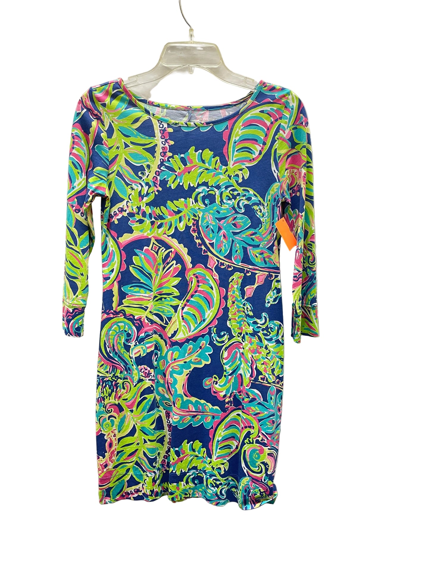 Dress Designer By Lilly Pulitzer In Blue, Size:Xs