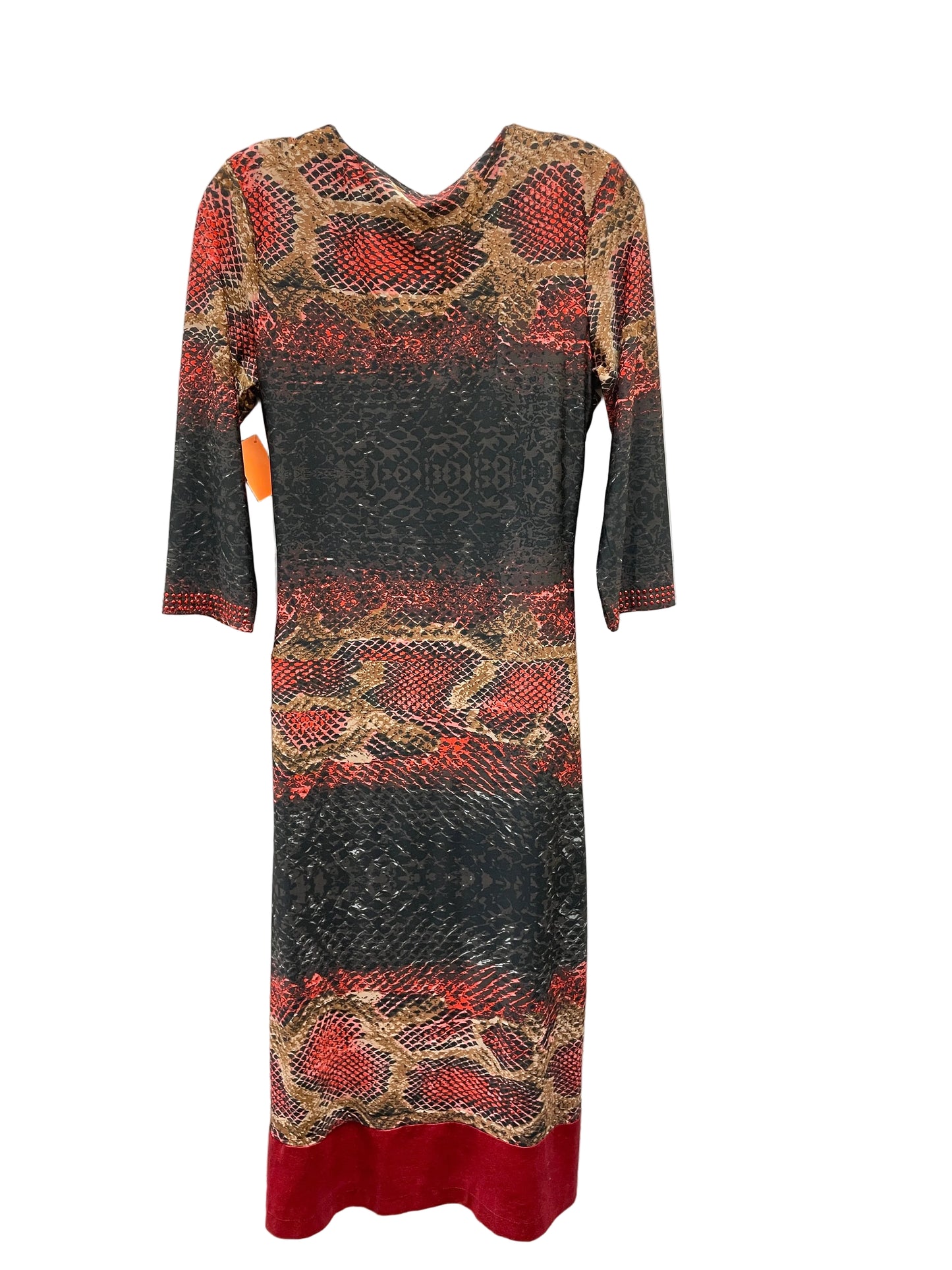 Dress Party Midi By P.A.T.U In Animal Print, Size:M