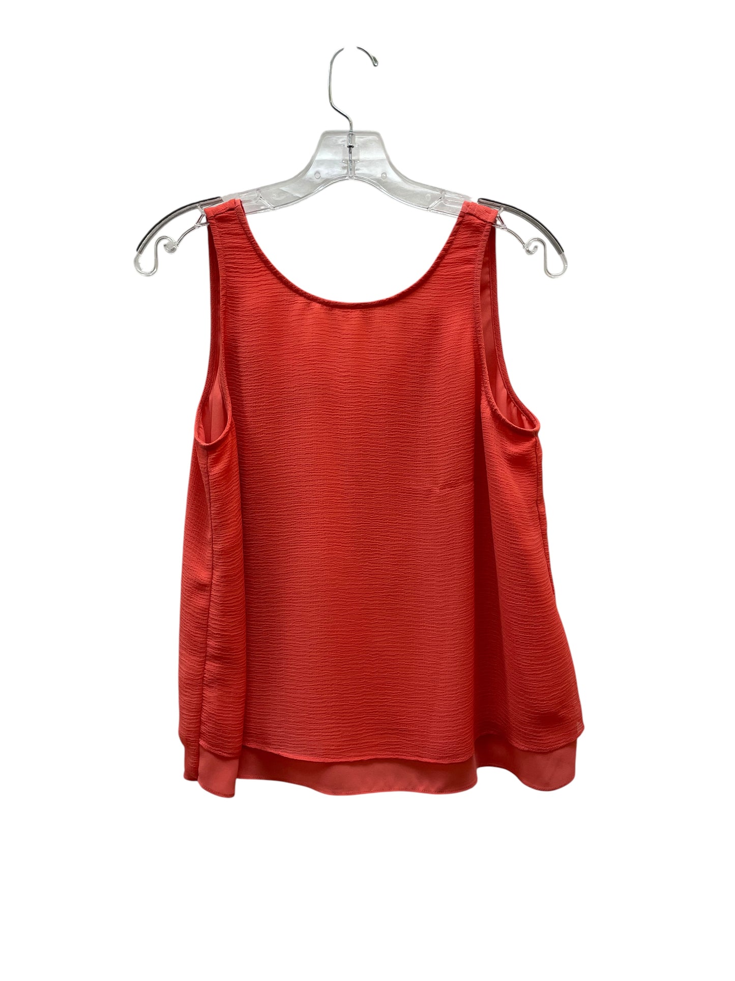 Blouse Sleeveless By Chelsea 28 In Coral, Size:S