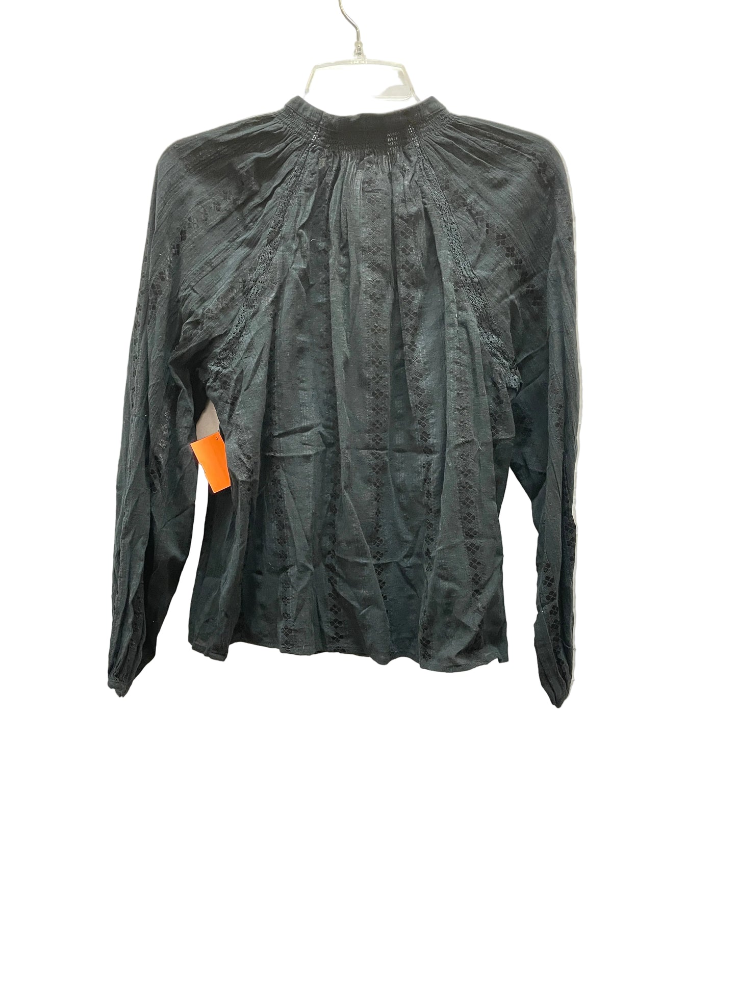 Top Ls By Universal Thread In Black, Size:S