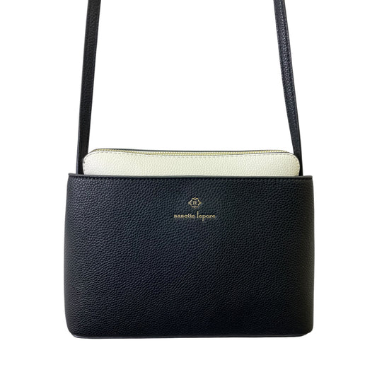 Handbag Leather By Nanette Lepore In Black, Size:Medium