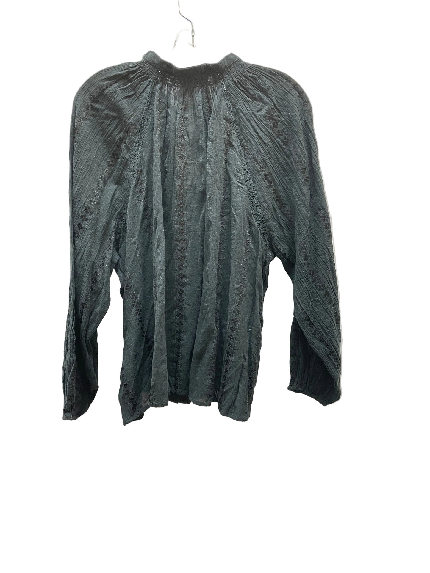 Top Ls By Universal Thread In Black, Size:Xl