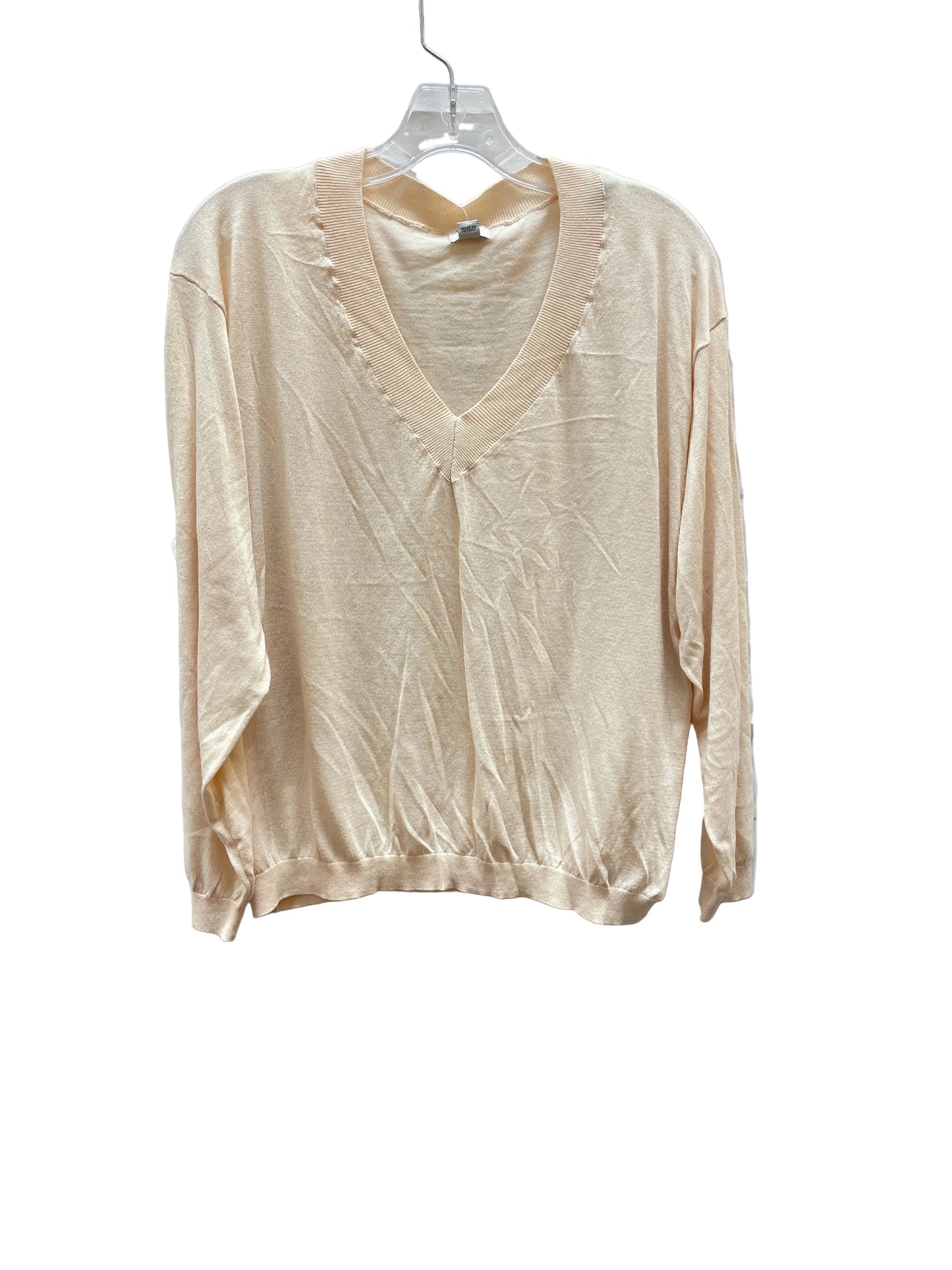 Sweater By A New Day In Cream, Size:L