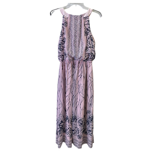 Dress Casual Maxi By Signature By Robbie Bee In Pink, Size:M