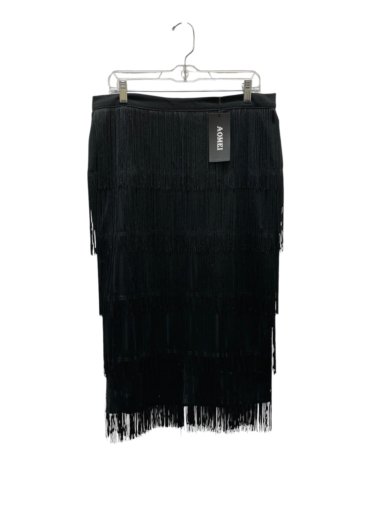 Skirt Maxi By Aomei In Black, Size:Xl