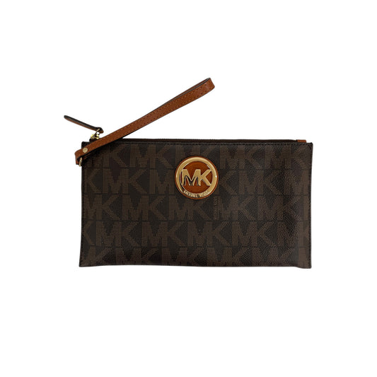 Wristlet By Michael By Michael Kors In Brown, Size:Small