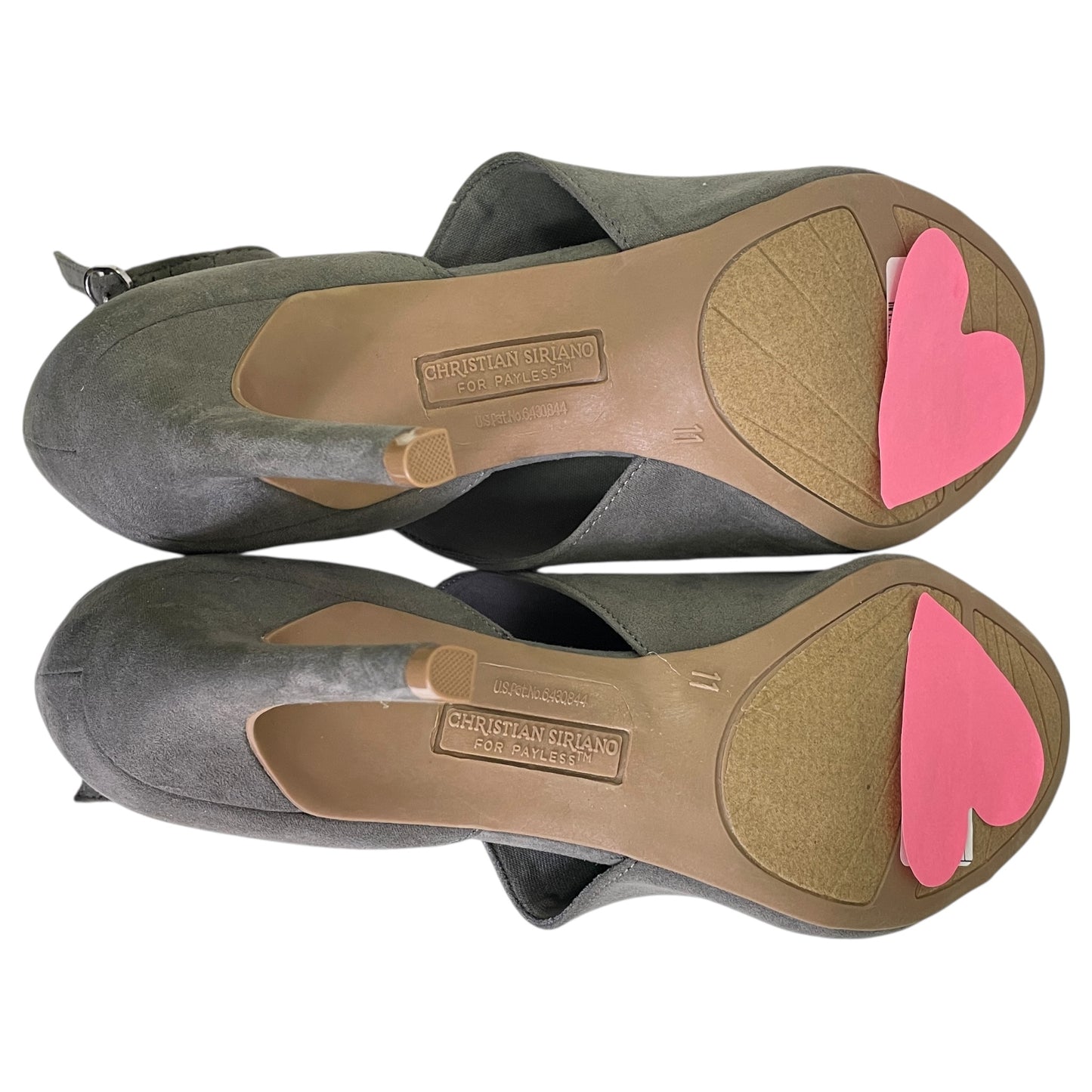 Shoes Heels Stiletto By Christian Siriano For Payless In Grey, Size:11