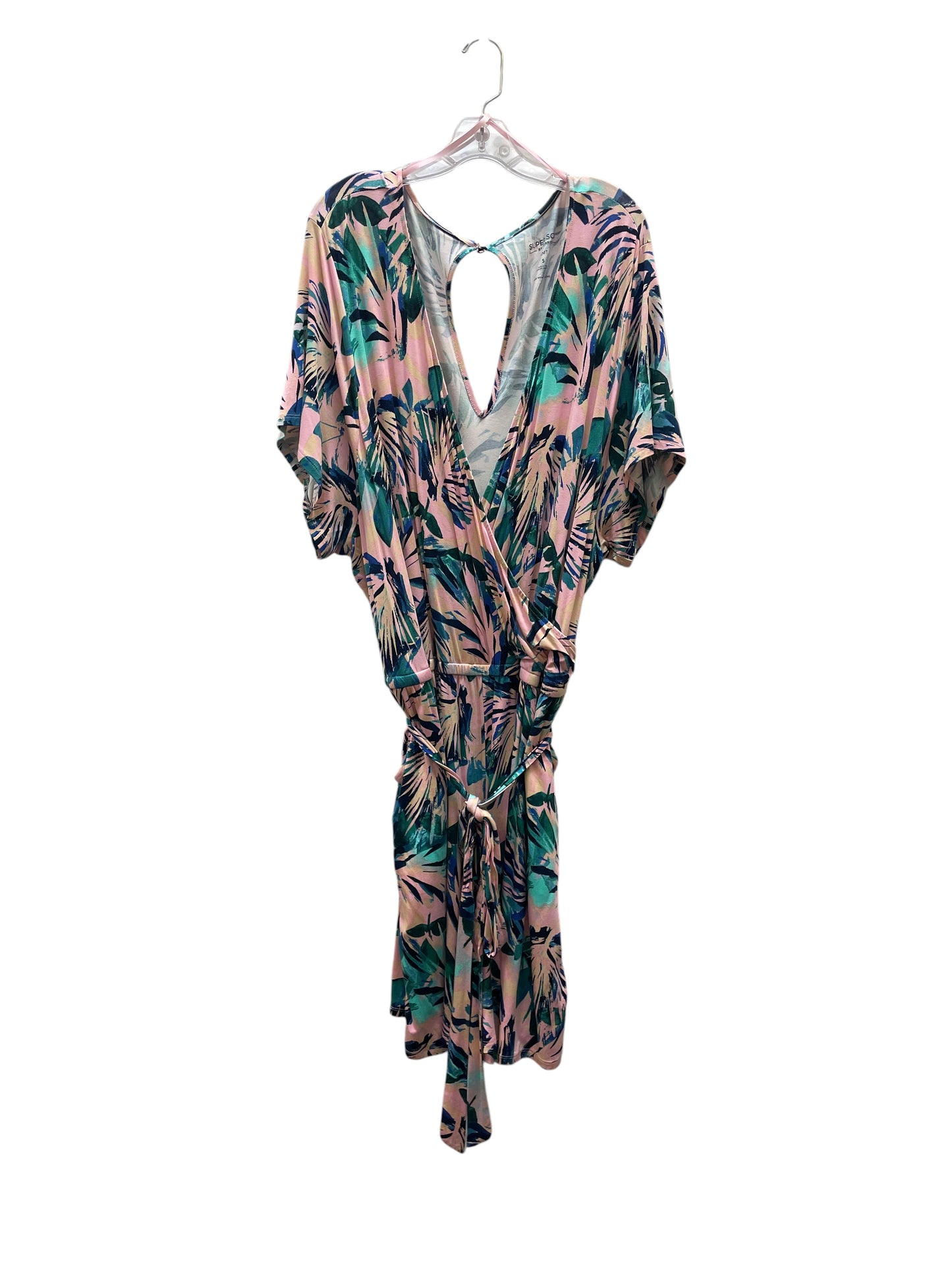Dress Casual Midi By Torrid In Tropical Print, Size:5.5