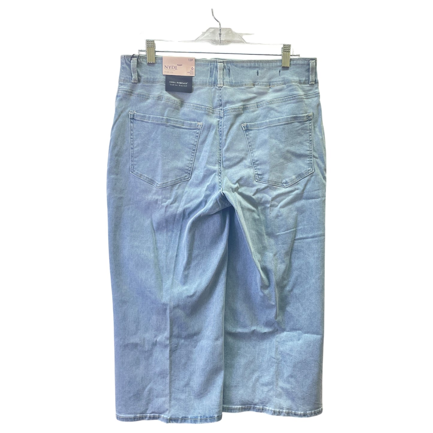 Jeans Wide Leg By Not Your Daughters Jeans In Blue Denim, Size:12P