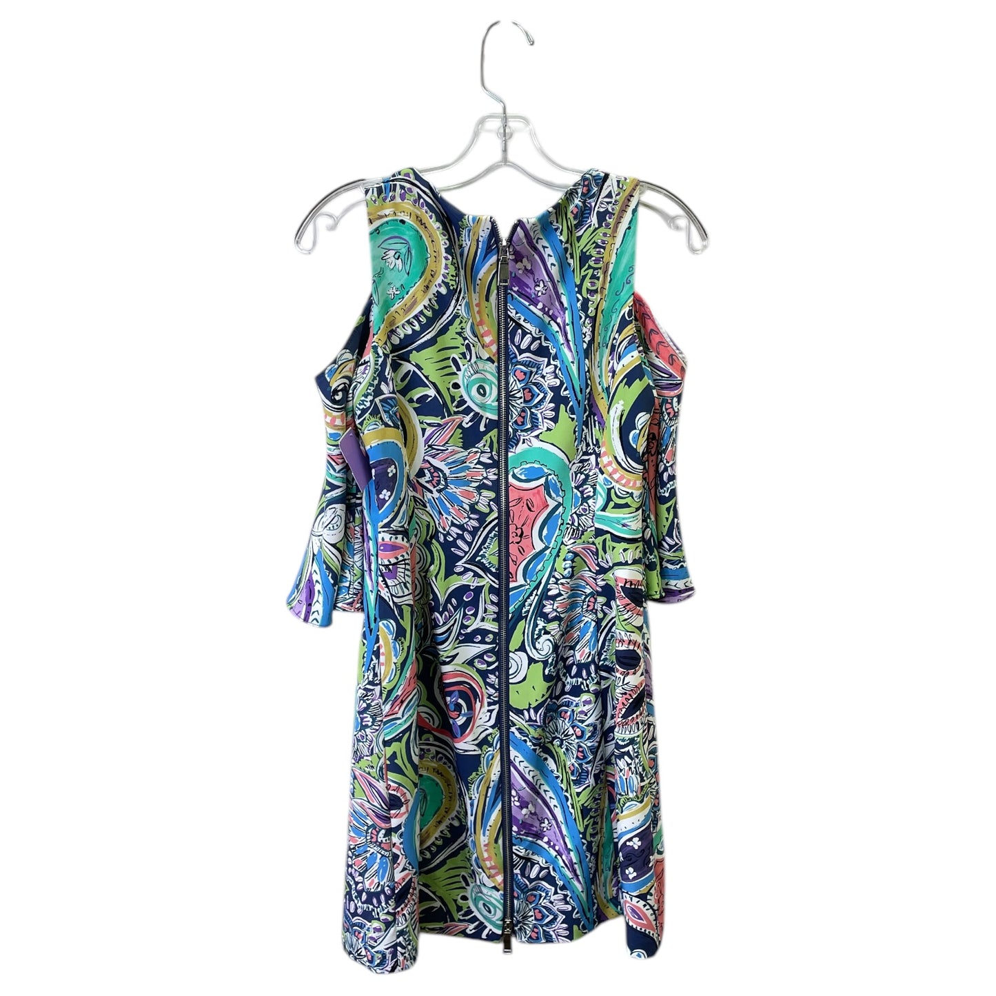Dress Casual Short By Nicole Miller In Floral Print, Size:Xs