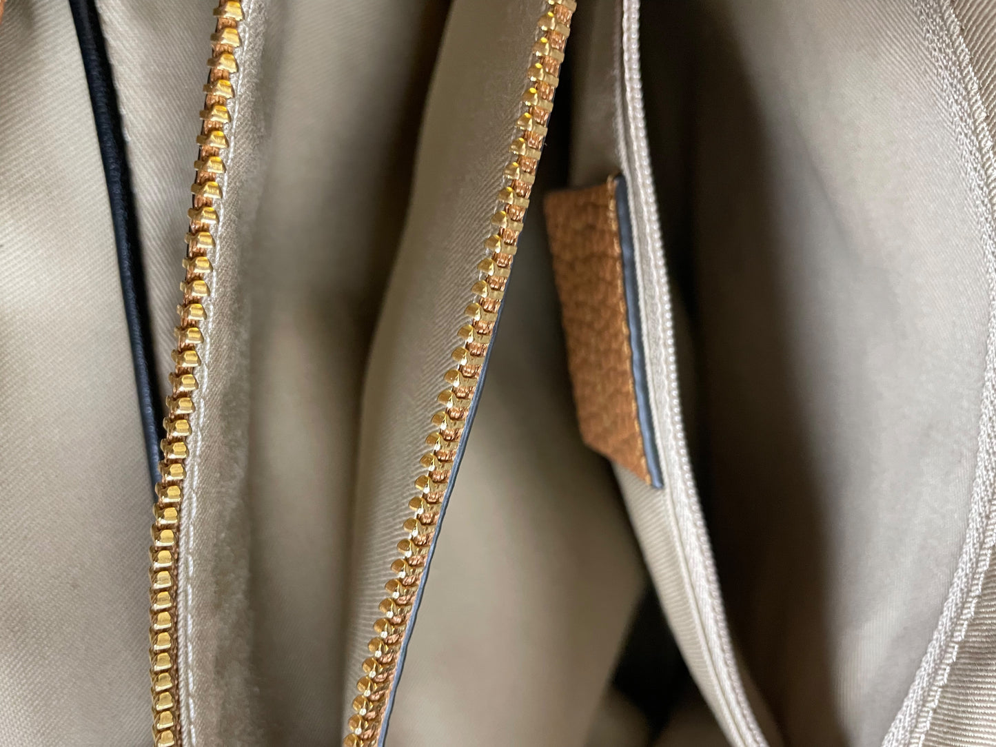 Handbag Designer By Rebecca Minkoff In Tan, Size:Large