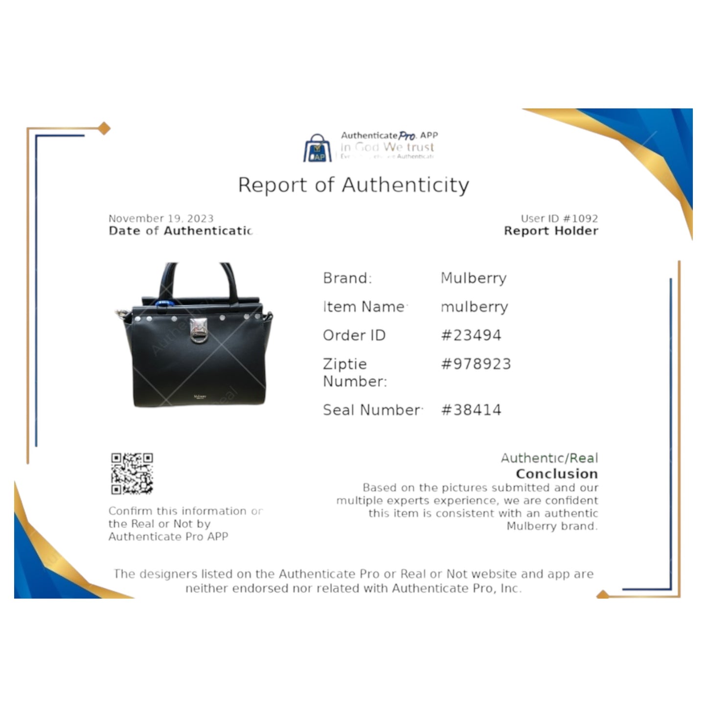 Crossbody Luxury Designer By Mulberry In Black, Size:Medium