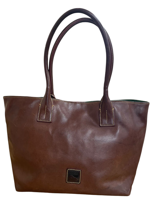 Tote Designer By Dooney And Bourke In Brown, Size:Large