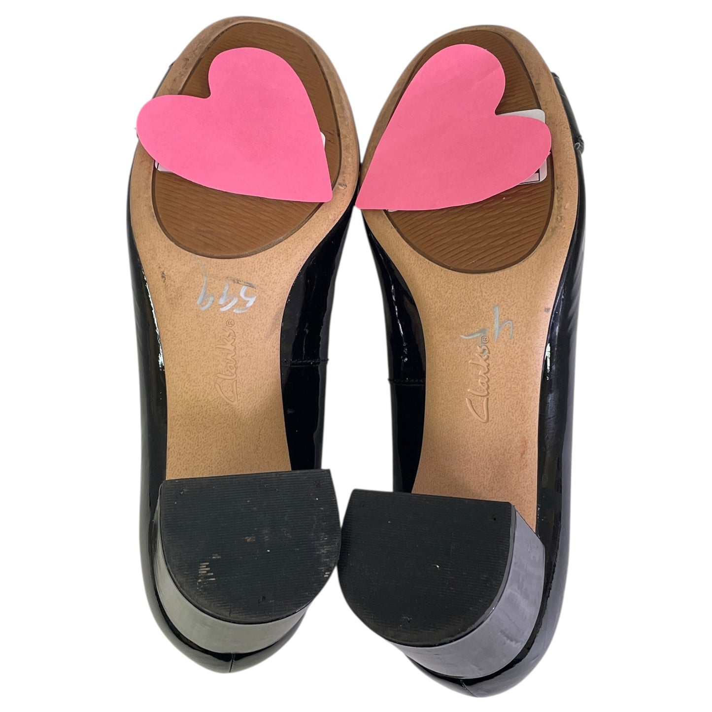 Shoes Heels Block By Clarks In Black, Size:7