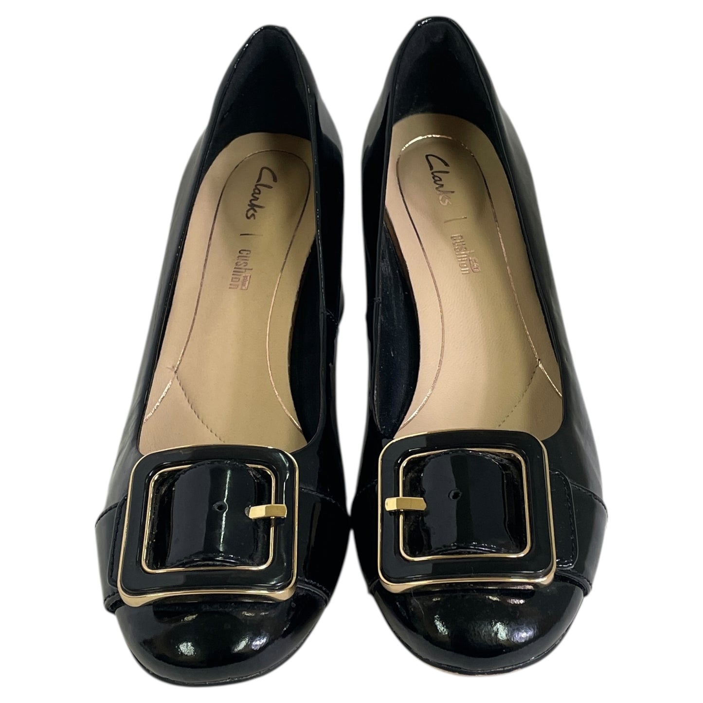 Shoes Heels Block By Clarks In Black, Size:7