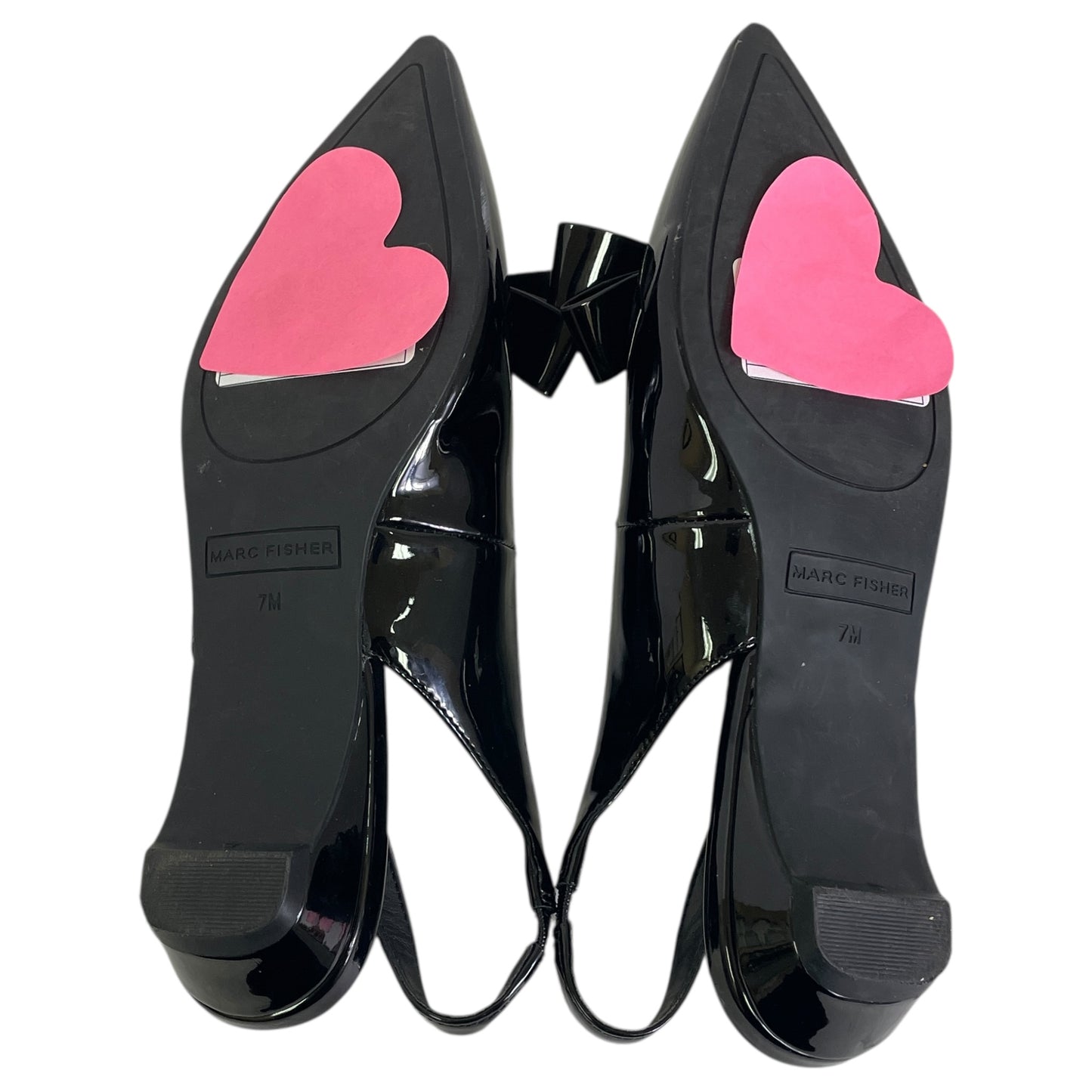 Shoes Heels Block By Marc Fisher In Black, Size:7