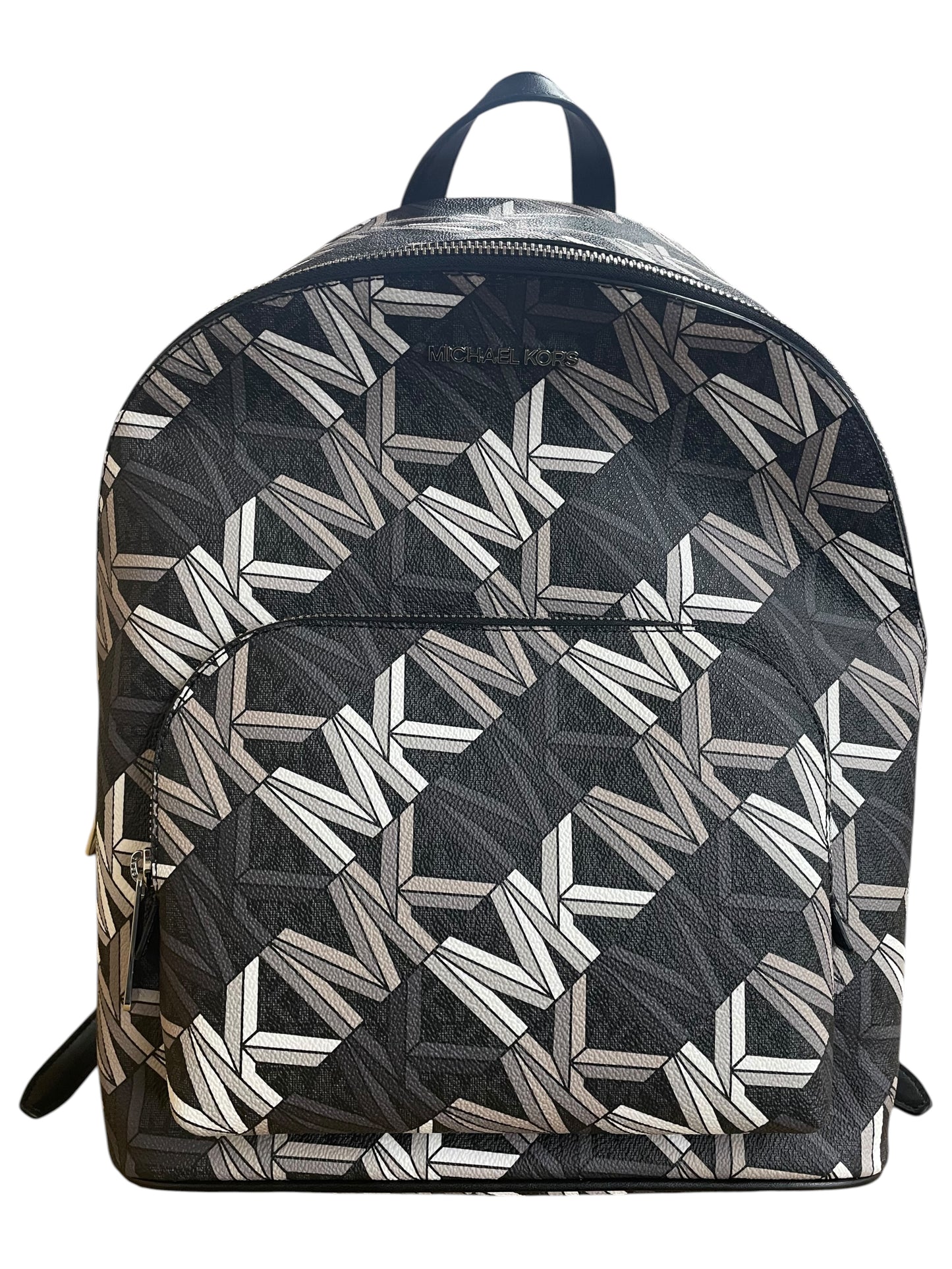Backpack Designer By Michael Kors In Black & Grey, Size:Medium