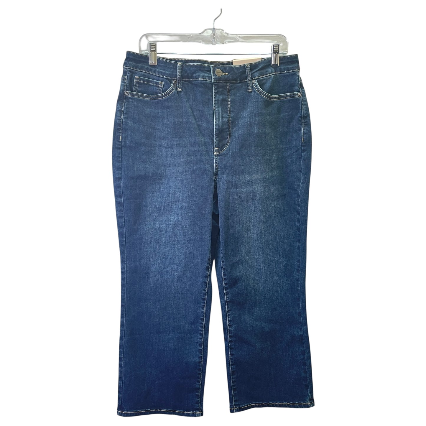 Capris By Not Your Daughters Jeans In Blue Denim, Size:12