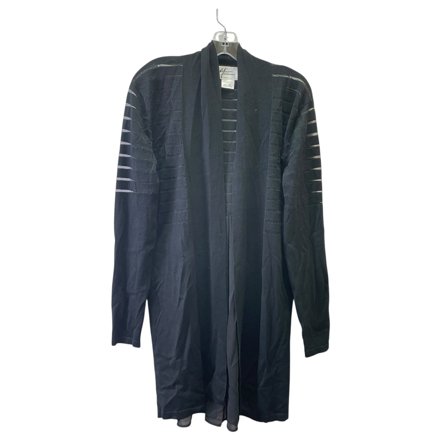 Sweater Cardigan By Andrea Jovine In Black, Size:M