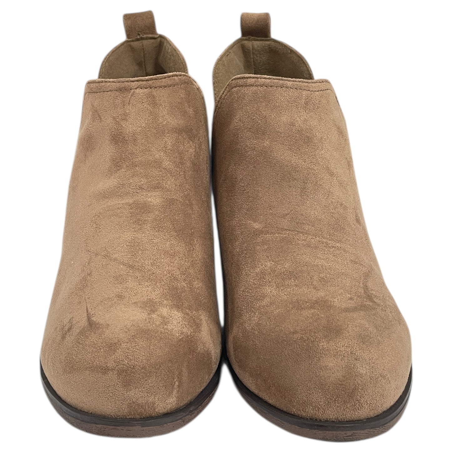 Shoes Heels Block By Pierre Dumas In Beige, Size:8.5