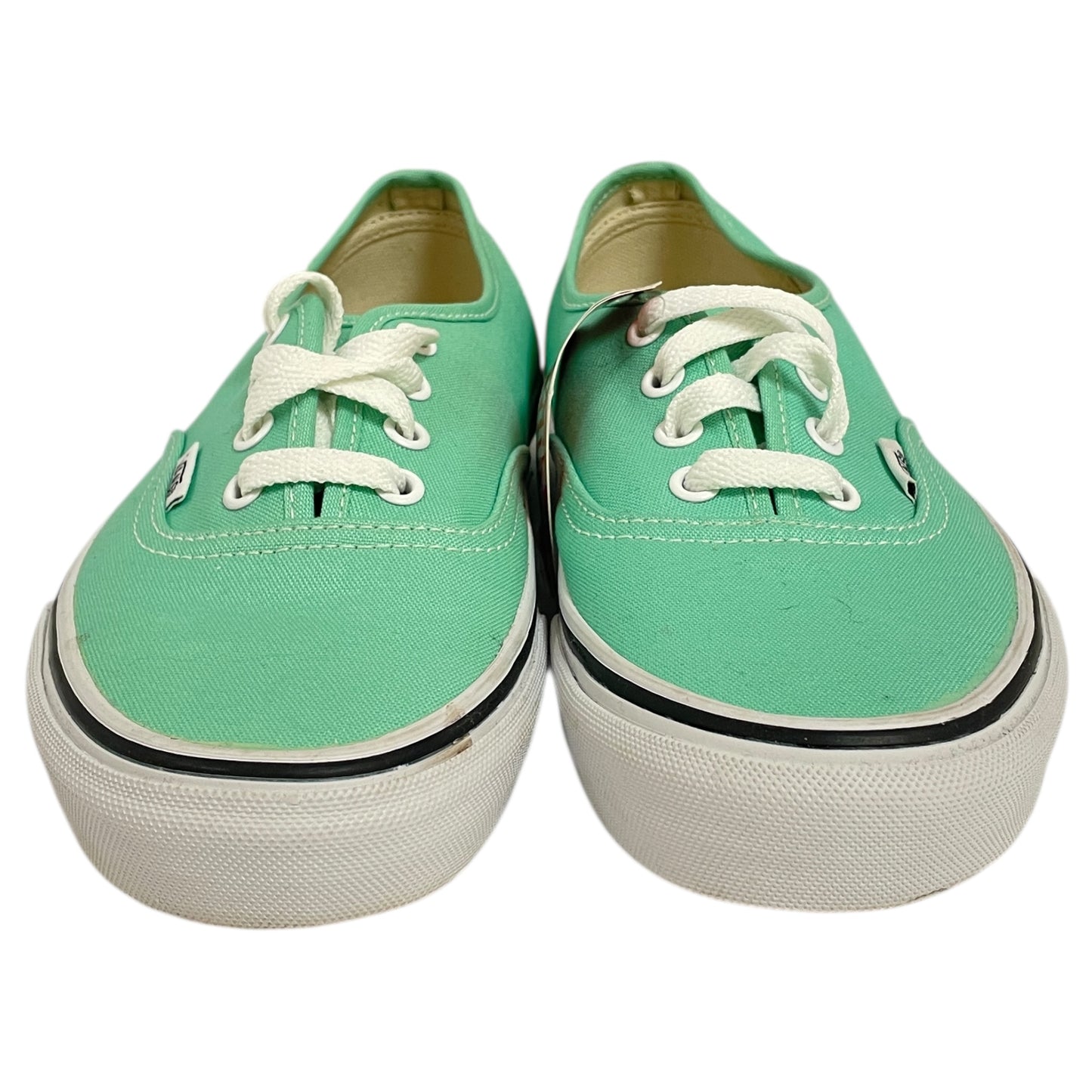 Shoes Sneakers By Vans In Green & White, Size:7