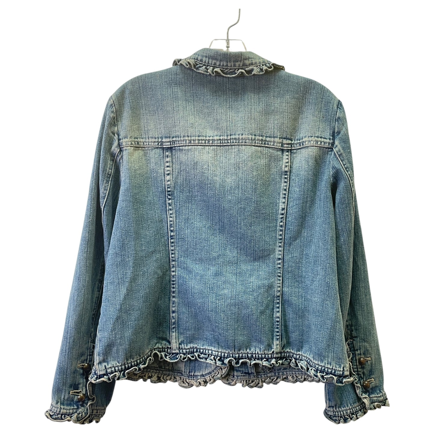 Jacket Denim By J. Jill In Blue Denim, Size:Mp