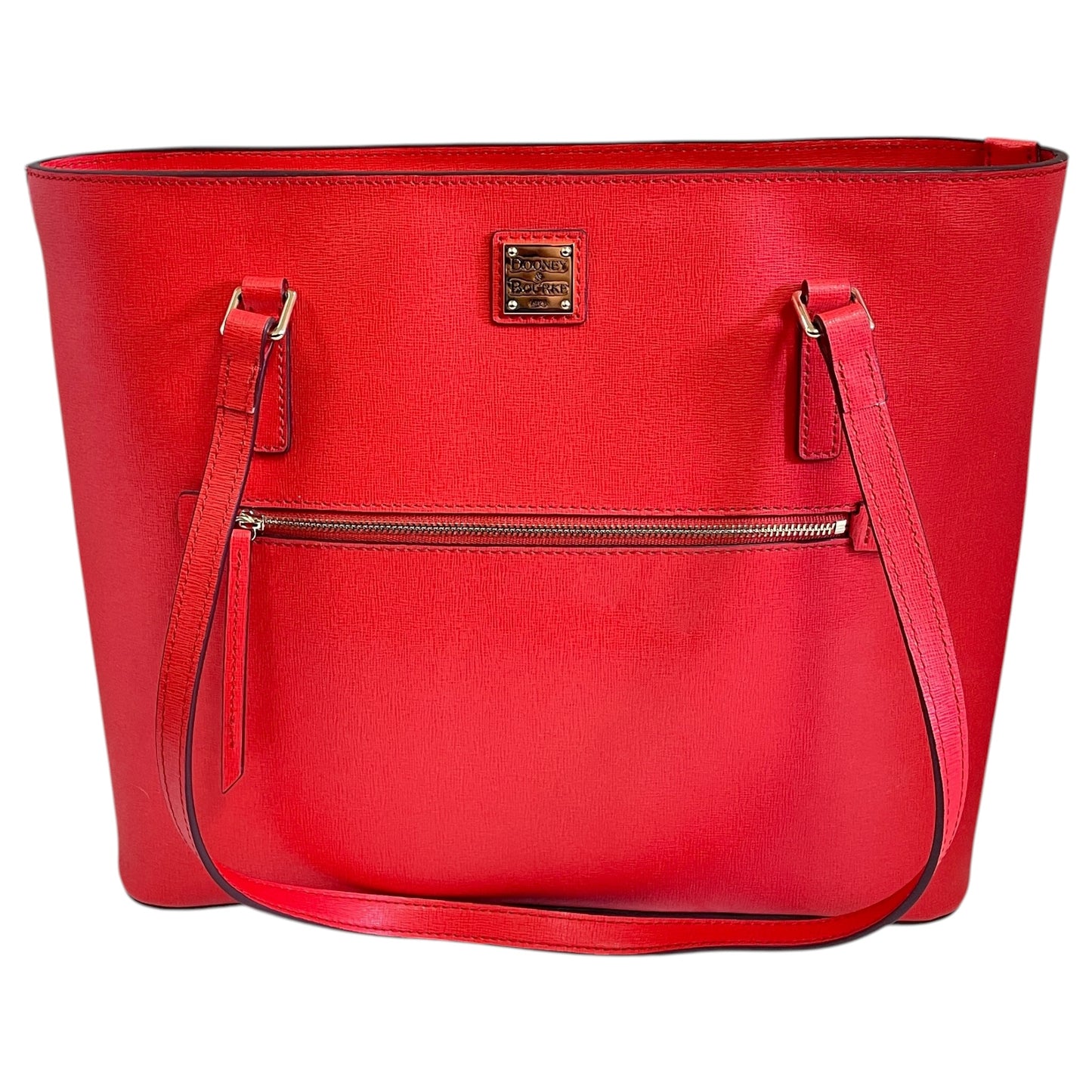 Handbag Designer By Dooney And Bourke In Red, Size:Large