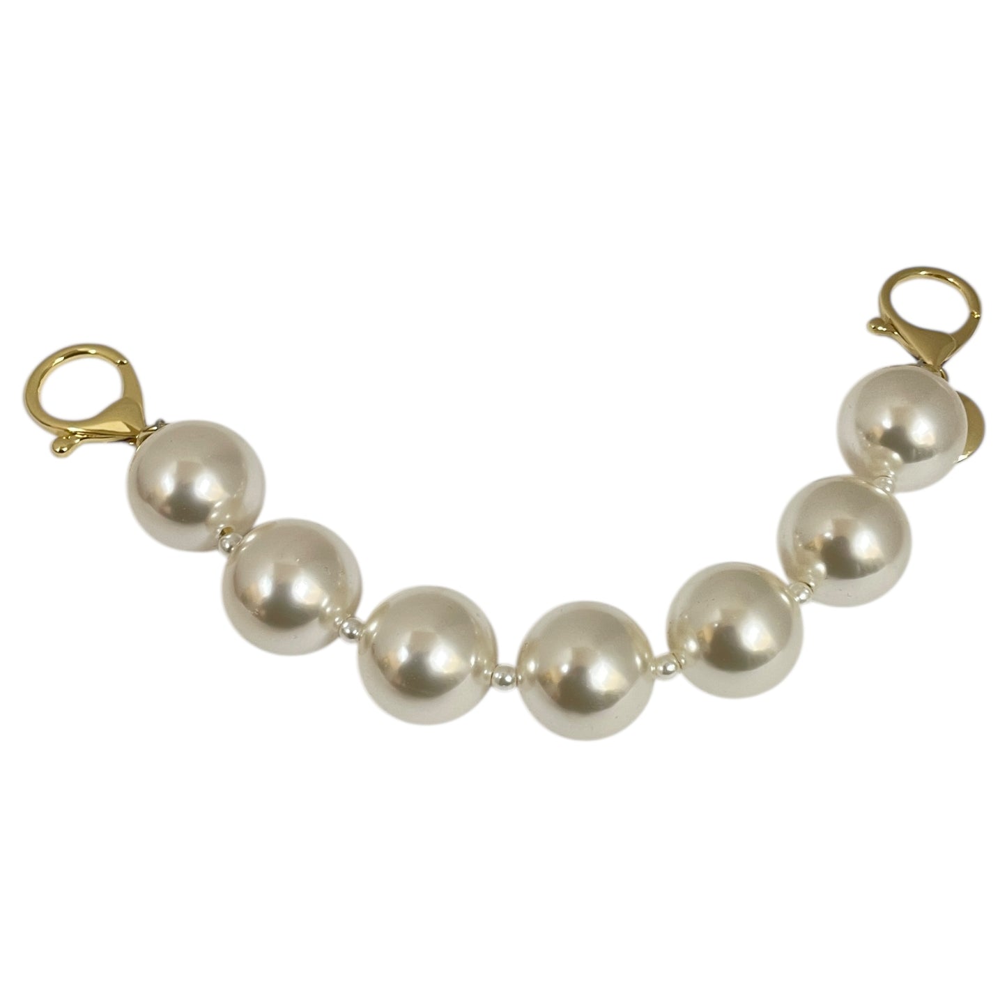 Bracelet Designer By Zac Posen In Gold & White