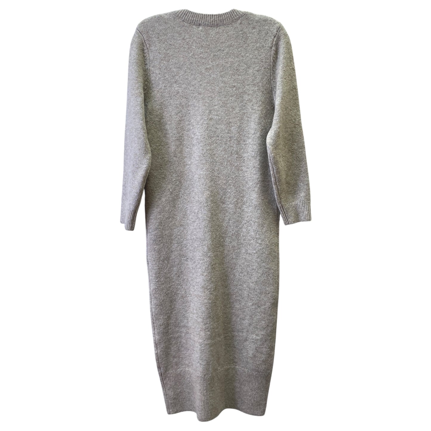 Dress Sweater By Topshop In Taupe, Size:Xs