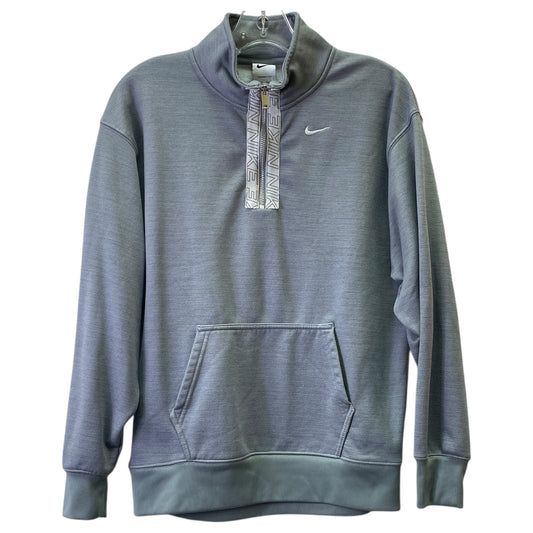Athletic Sweatshirt Collar By Nike In Grey, Size:Xs