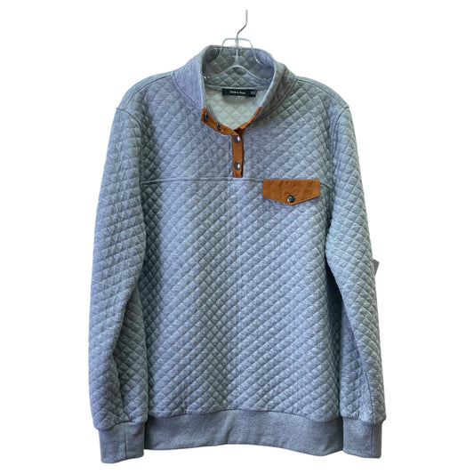 Sweatshirt Collar By Doe & Rae In Grey, Size:M