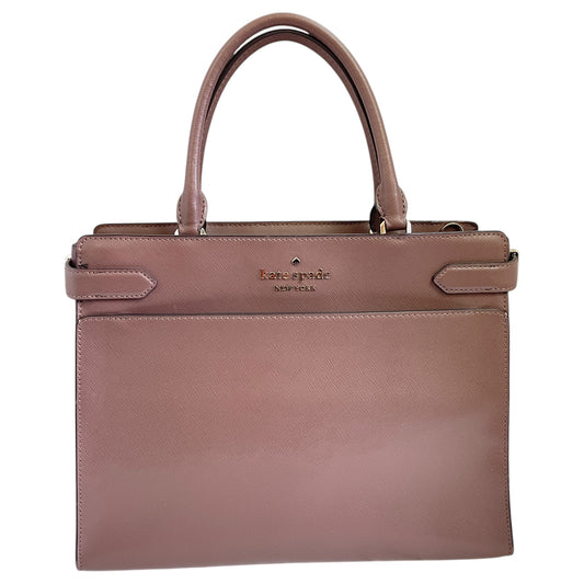 Tote Designer By Kate Spade In Taupe, Size:Large