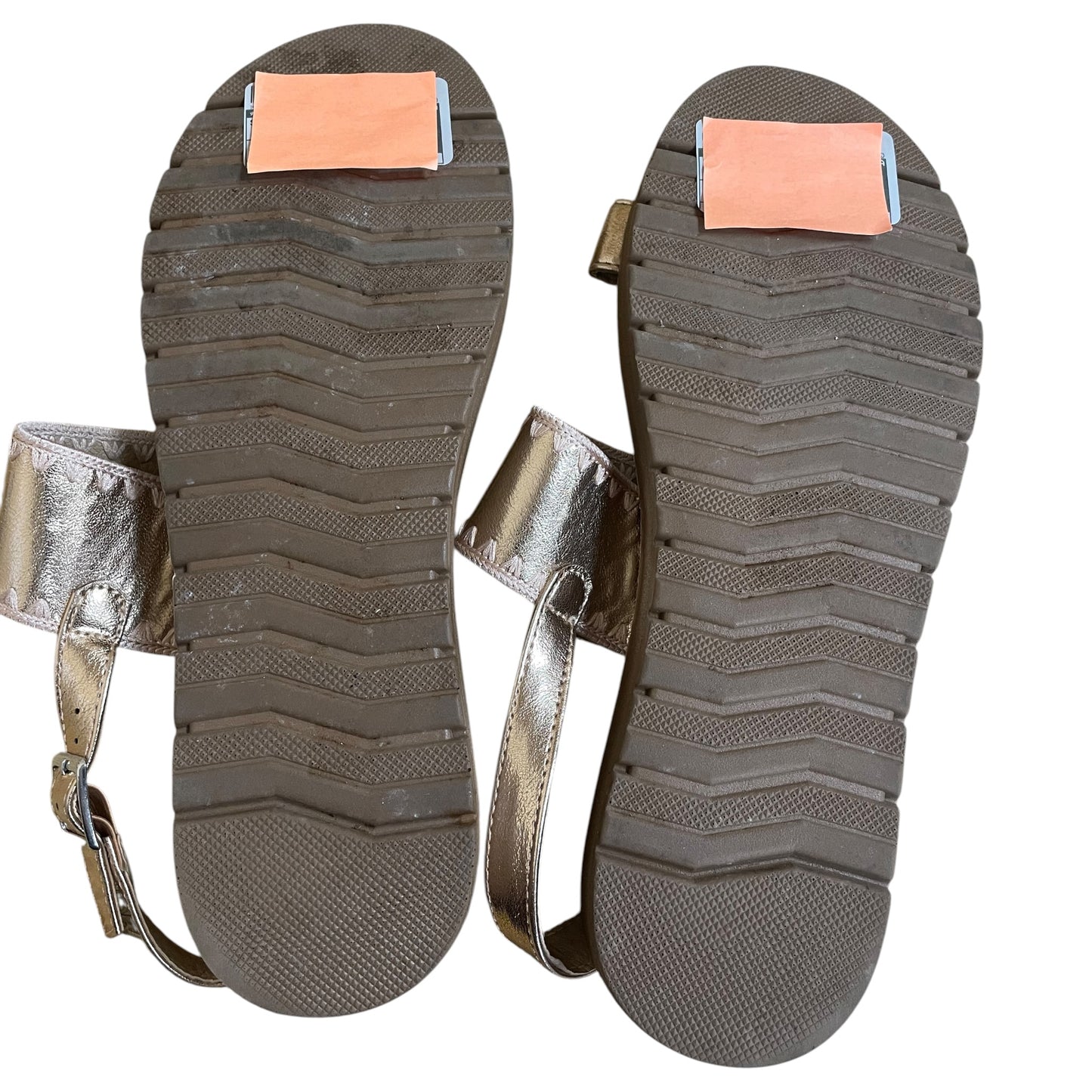 Sandals Flats By Report In Rose Gold, Size:10