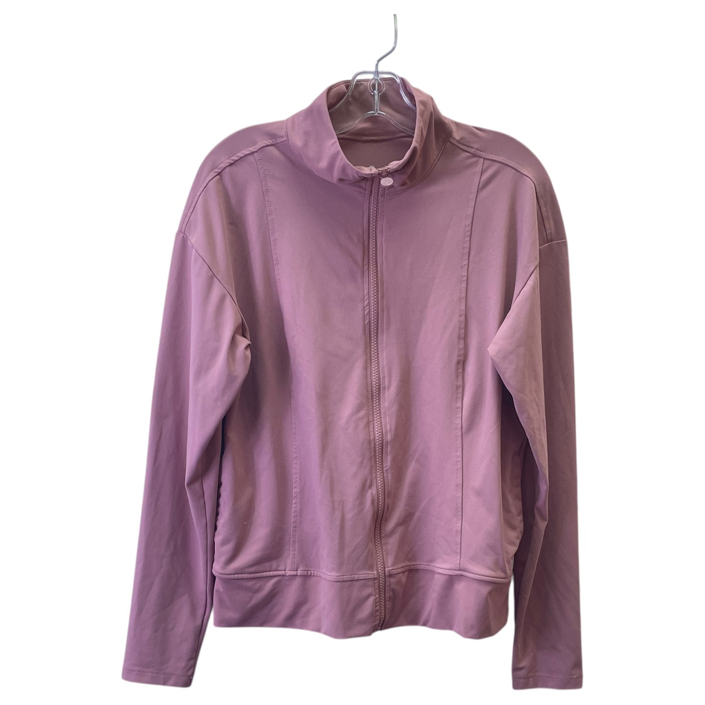 Athletic Jacket By Apana In Mauve, Size:L