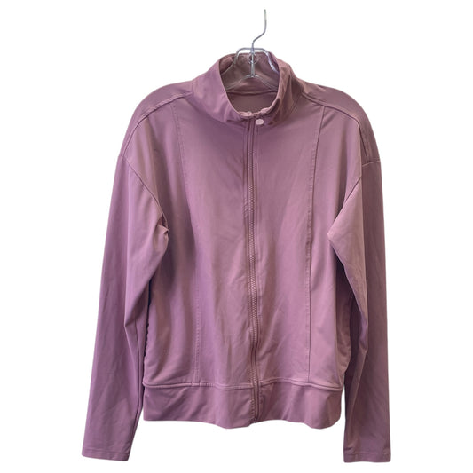 Athletic Jacket By Apana In Mauve, Size:L