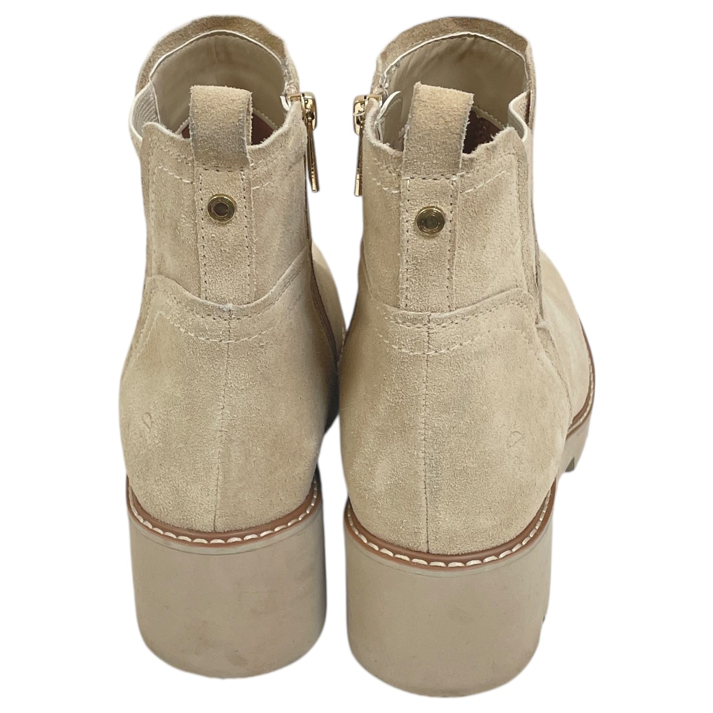 Boots Ankle Heels By Naturalizer In Tan, Size:7