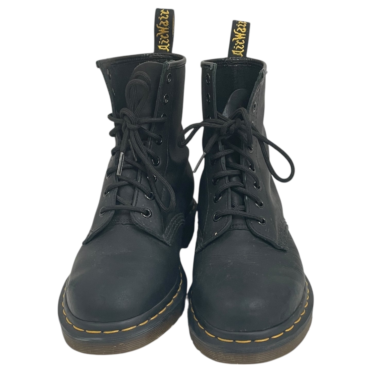 Boots Ankle Flats By Dr Martens In Black, Size:7