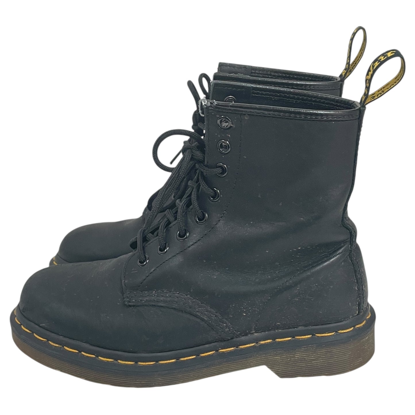 Boots Ankle Flats By Dr Martens In Black, Size:7