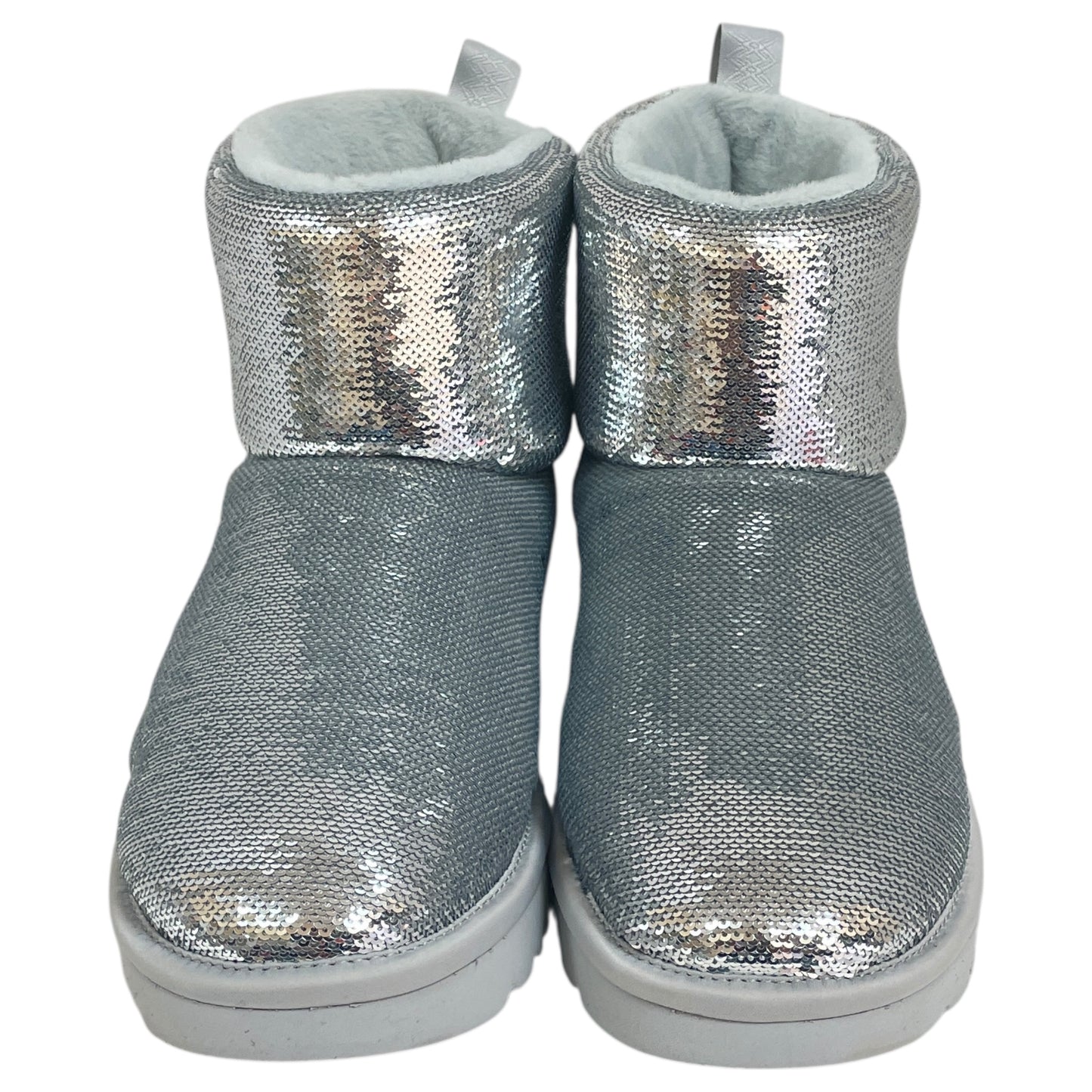 Boots Ankle Flats By Ugg In Silver, Size:8