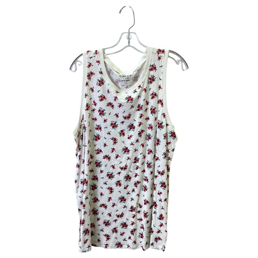 Top Sleeveless By Torrid In White, Size:2X