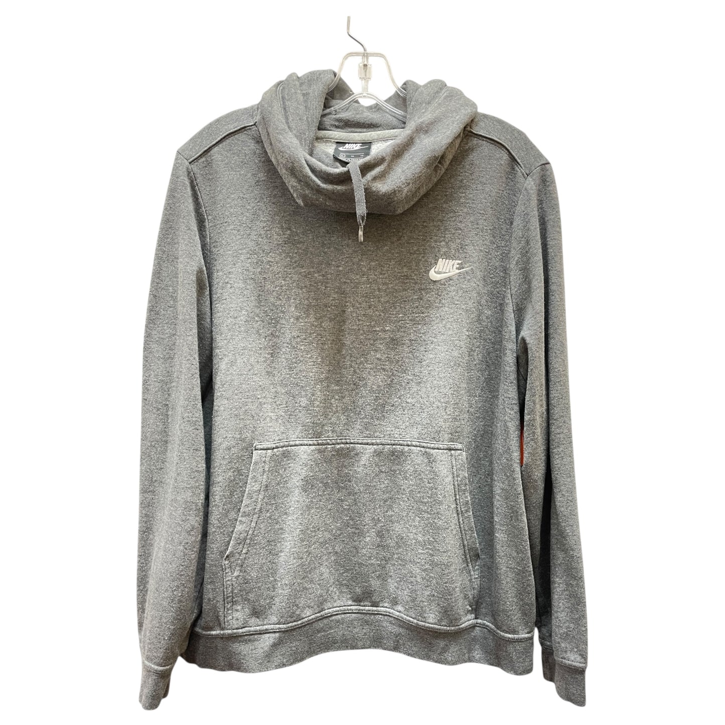 Athletic Sweatshirt Collar By Nike In Grey, Size:Xl