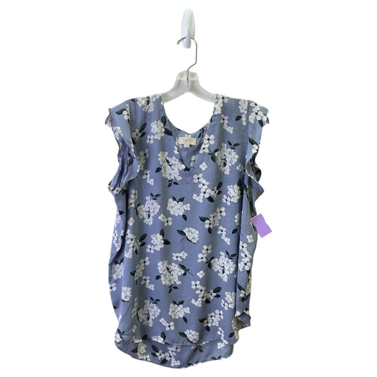 Top Sleeveless By Loft In Blue, Size:Xl
