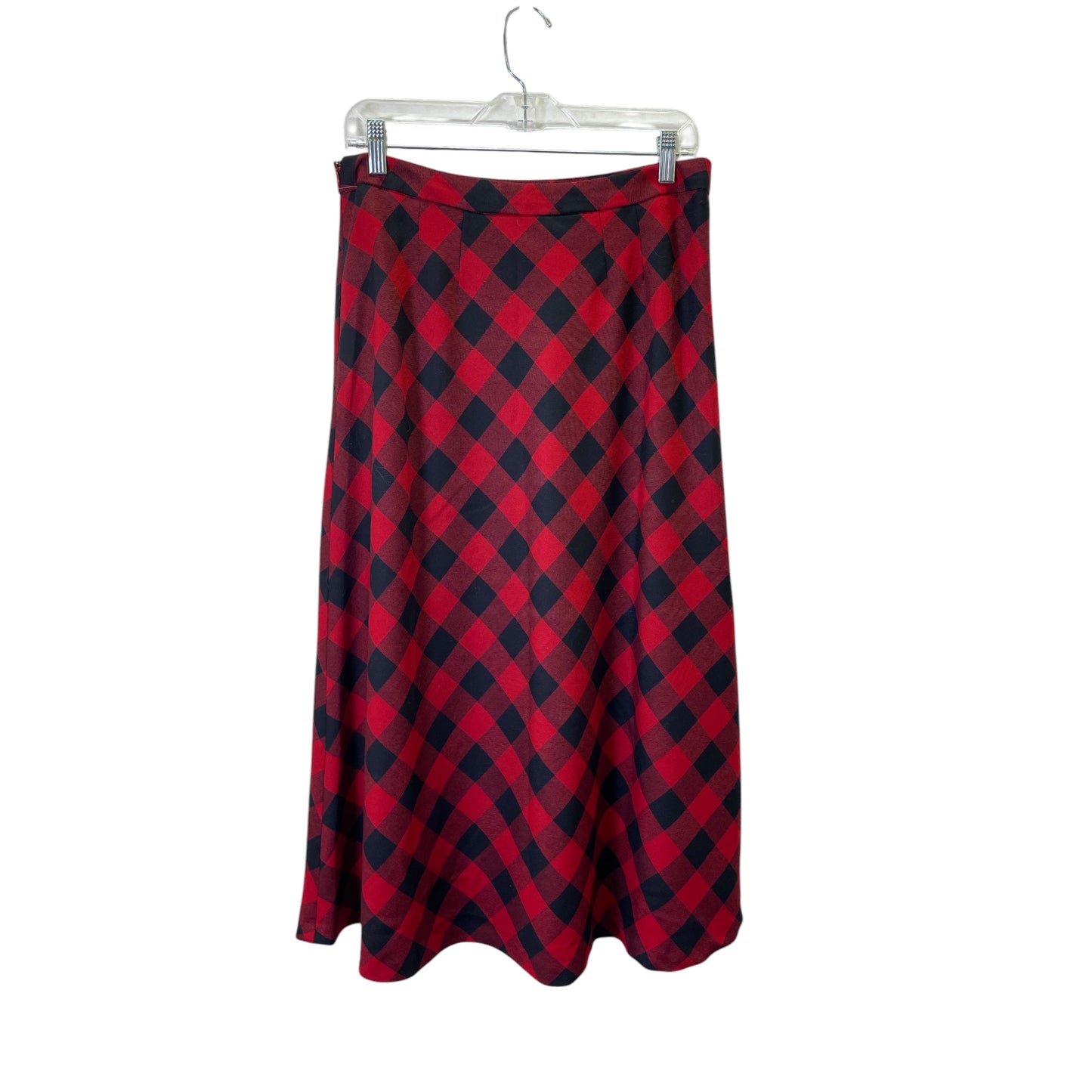 Skirt Maxi By Talbots In Black & Red, Size:6