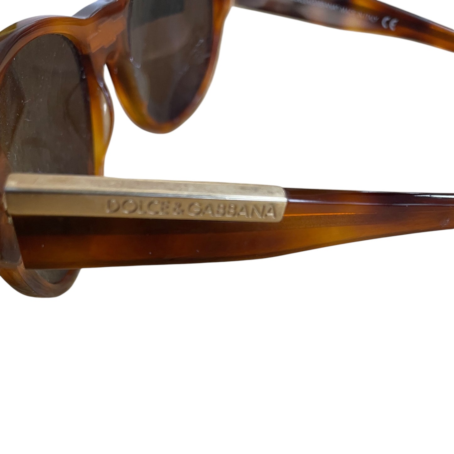 Sunglasses Luxury Designer By Dolce And Gabbana In Brown