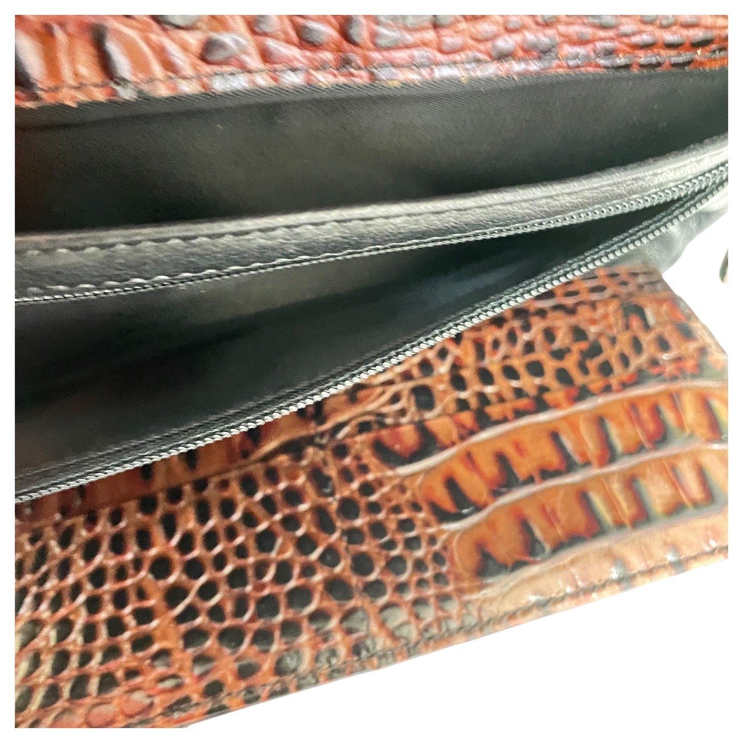 Crossbody Designer By Brahmin In Black, Size:Small