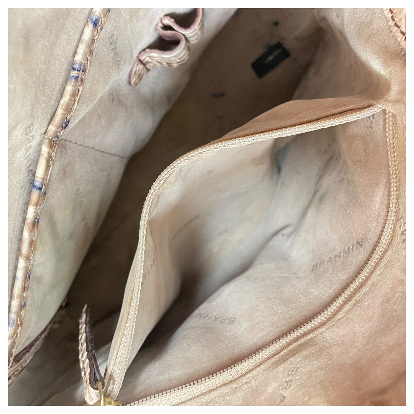 Accessory Designer Label By Brahmin In Taupe