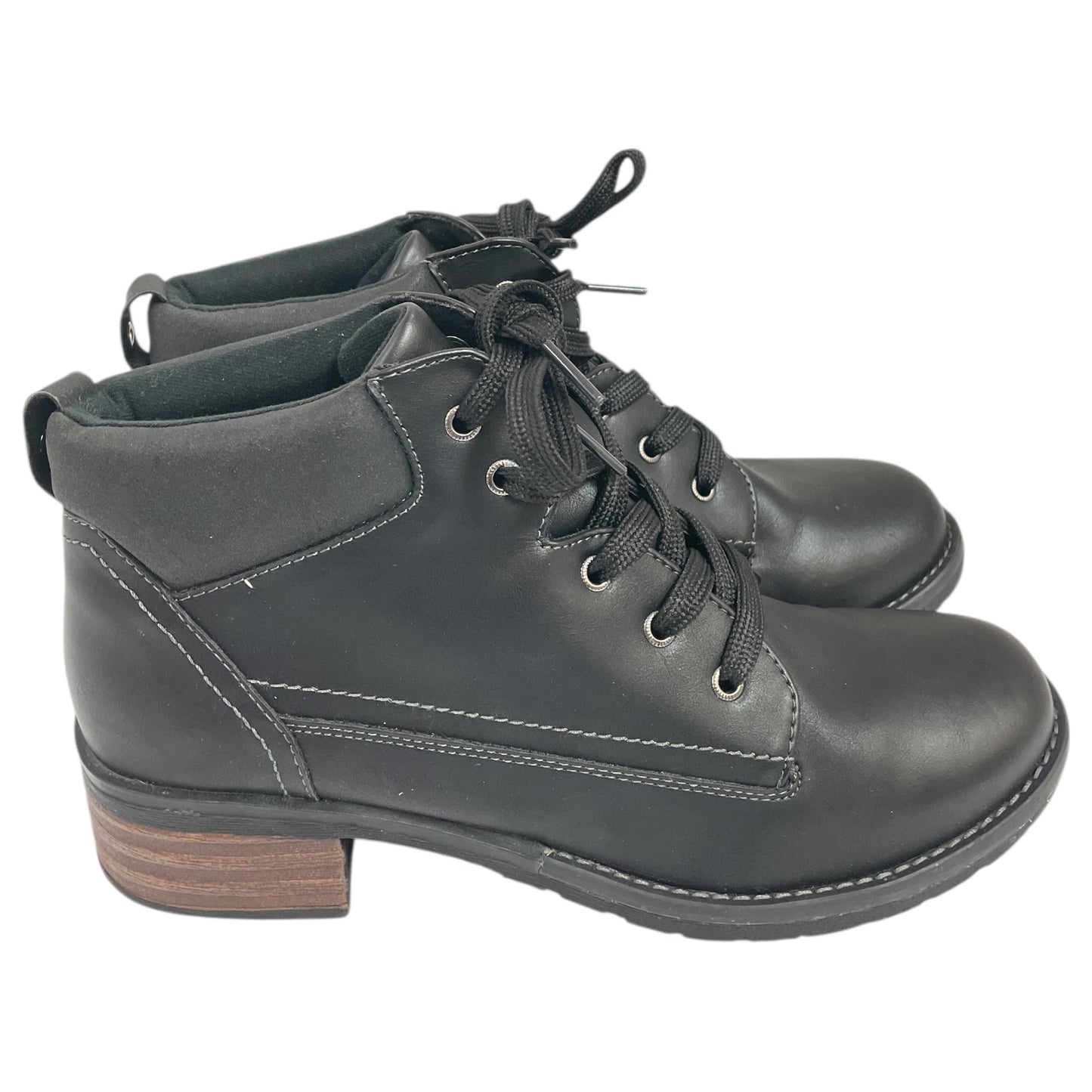 Boots Combat By Eastland In Black, Size:10