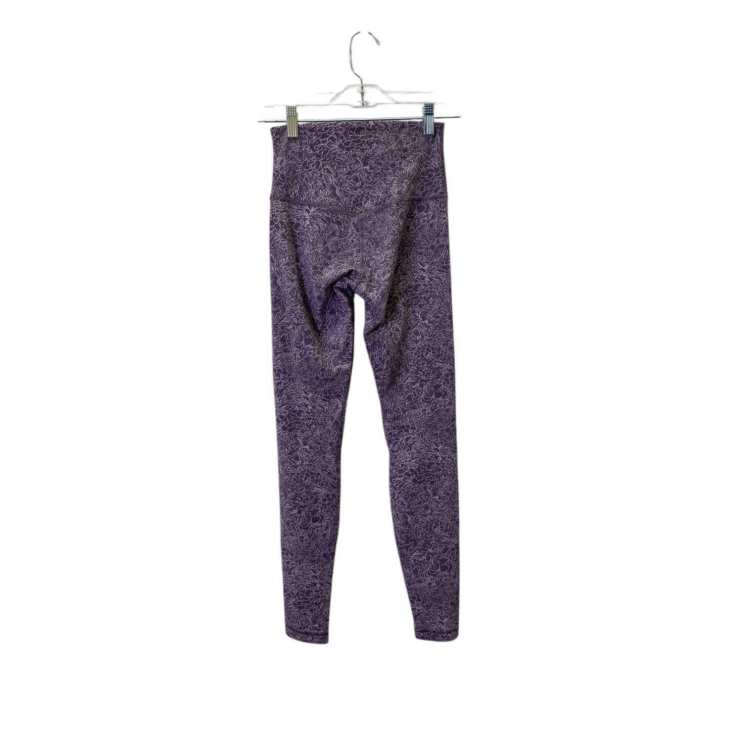 Athletic Leggings By Lululemon In Purple, Size:4