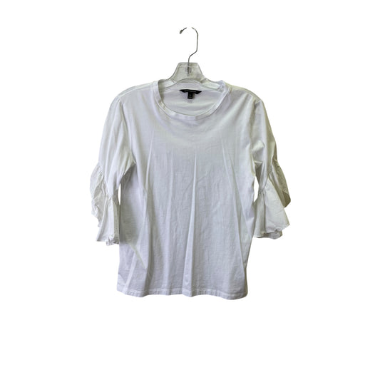 Top Ss Basic By Banana Republic In White, Size:M